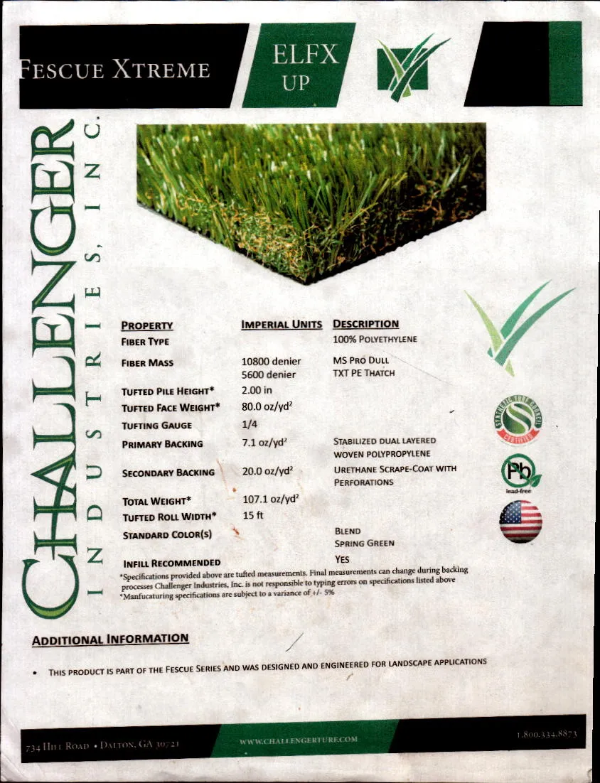 Artificial Turf for Cages or Workout Areas