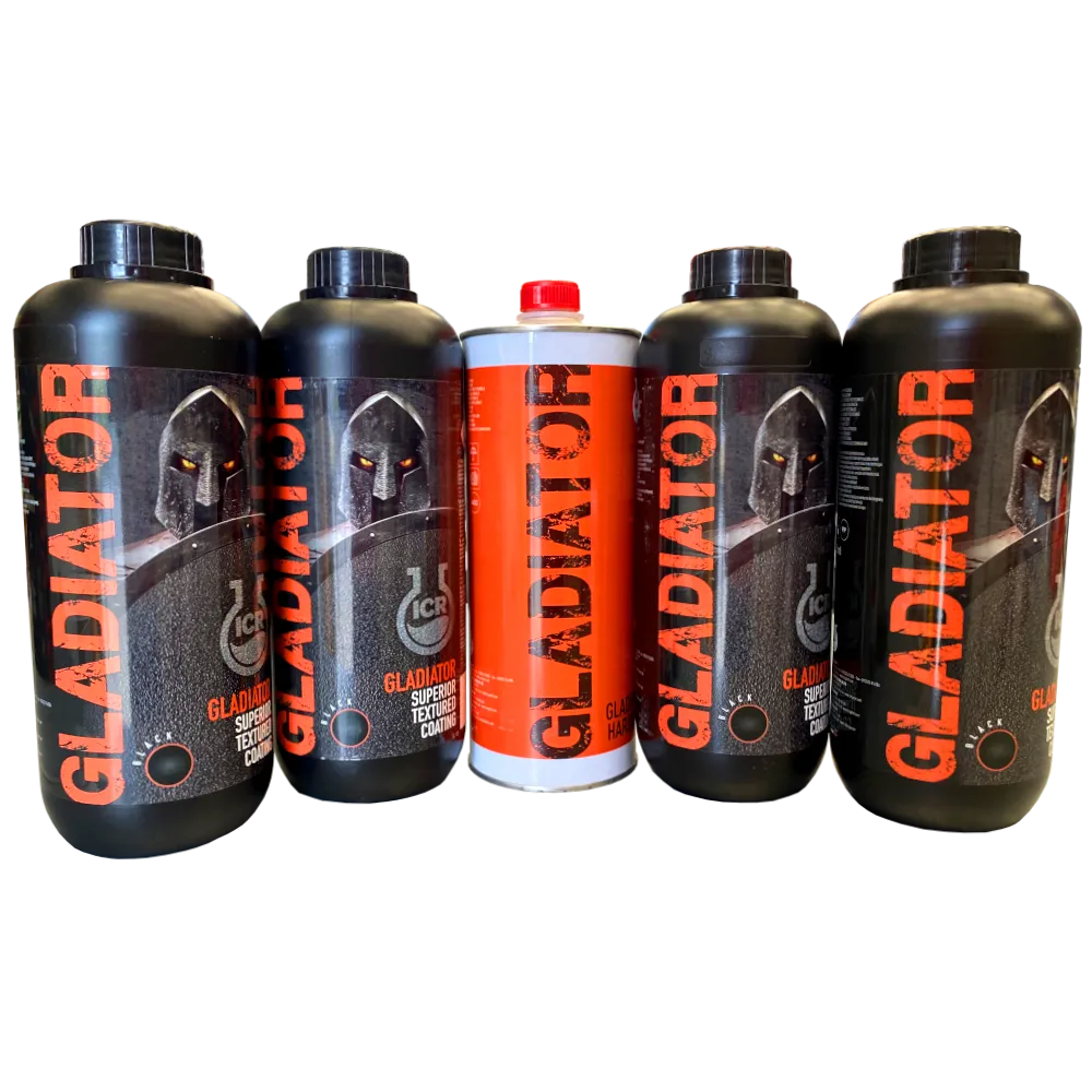 Gladiator Nero Vernice antigraffio alta protezione Kit 4 L cat.re