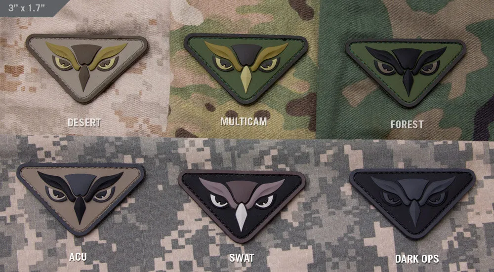 Owl Head PVC Morale Patch